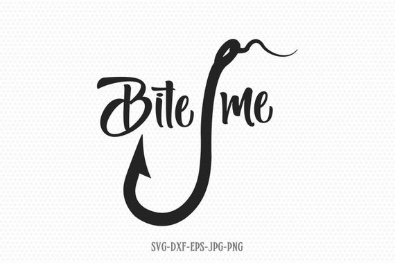 Download Bite me svg Fishing svg Bass svg Sea Bass SVG Fishing | Etsy