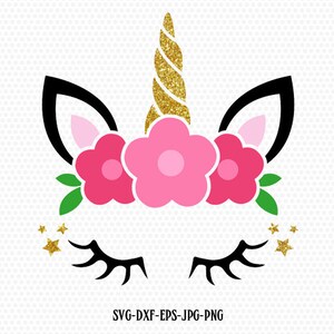 Download Unicorn Svg Unicorn Head Svg Unicorn Flower Svg Cute Etsy 3D SVG Files Ideas | SVG, Paper Crafts, SVG File