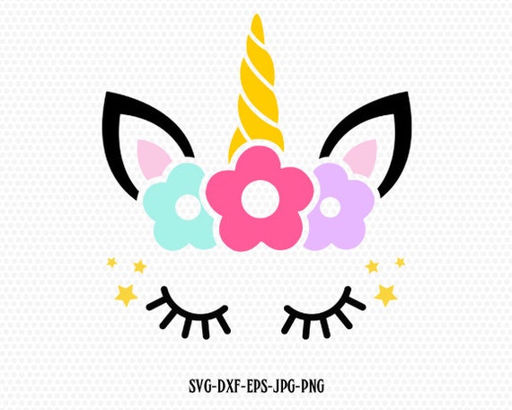 Download Unicorn SVG Unicorn head Svg Unicorn flower svg cute | Etsy