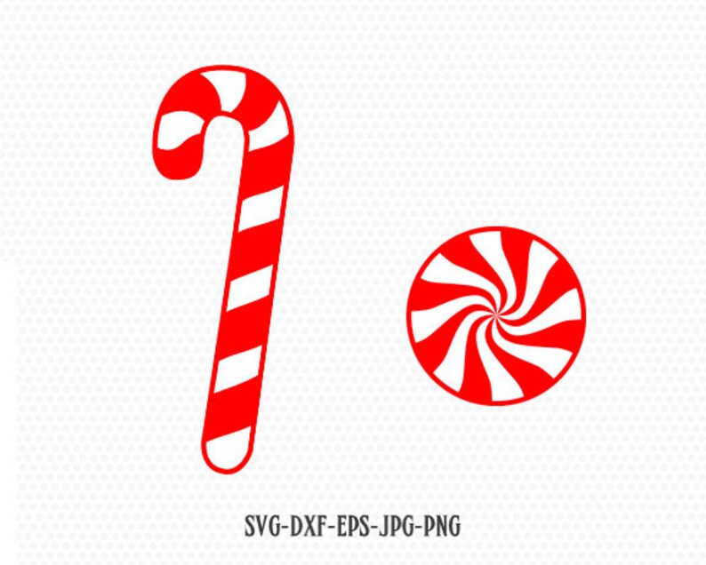Holiday Candy SVG Candy Cane Svg Candy Svg Holiday Candy | Etsy