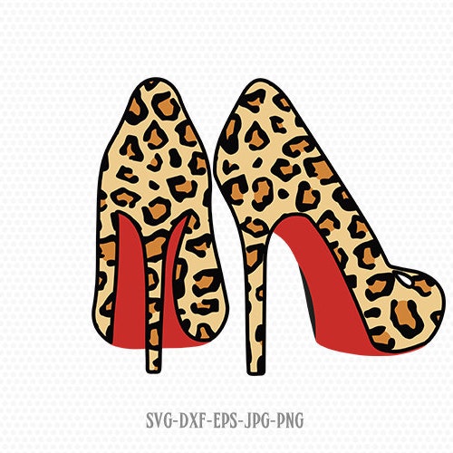 cheetah high heel shoes