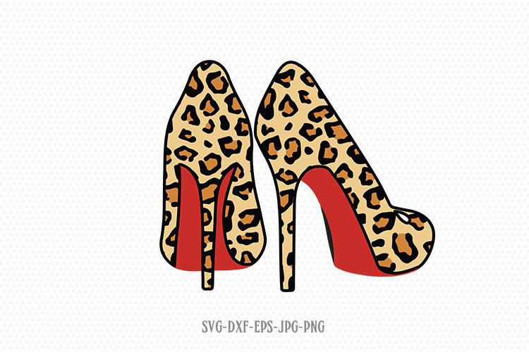 High Heels Leopard cheetah print svg High Heels SVG Beauty Etsy España