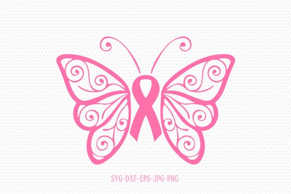 Download Butterfly Cancer Ribbon Cancer svg Breast Cancer Survivor ...