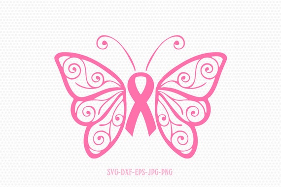 Download Butterfly Cancer Ribbon Cancer svg Breast Cancer Survivor ...