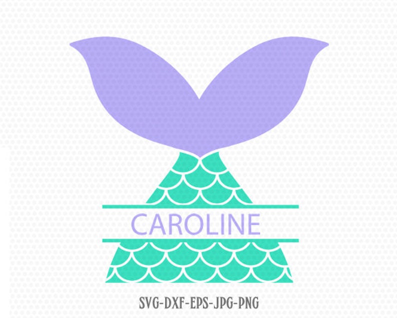 Free Free 307 Mermaid Tail With Name Svg SVG PNG EPS DXF File