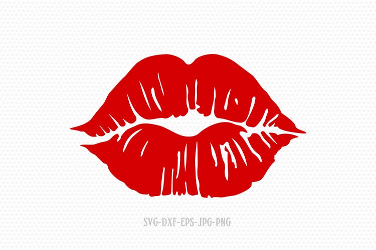 Download Lips Kiss Svg Kiss Svg Lips Svg Valentines Day Svg Love Etsy