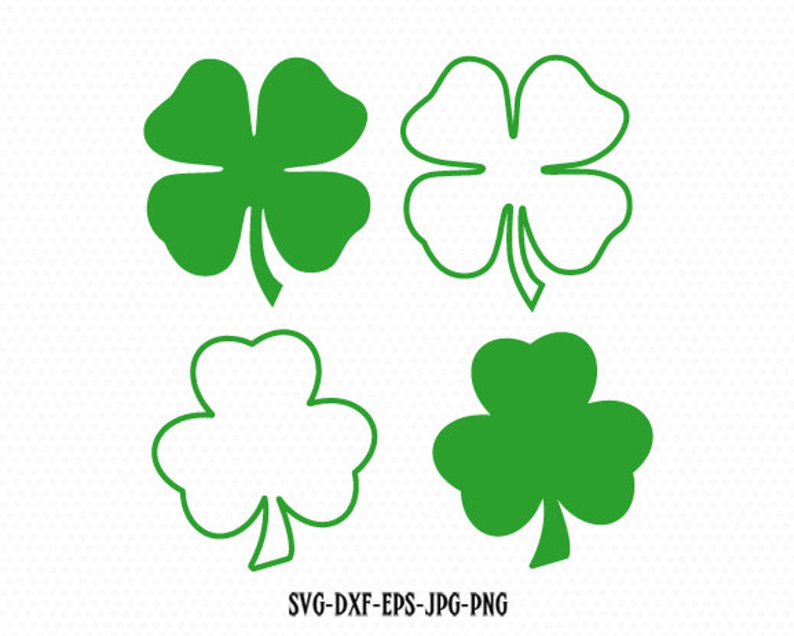 Shamrock Svg Saint Patricks Daysvg Clover Svg Cricut Etsy