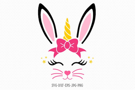 Download Bunny Unicorn Svg Files Easter Unicorn Svg Easter Bunny Svg Etsy
