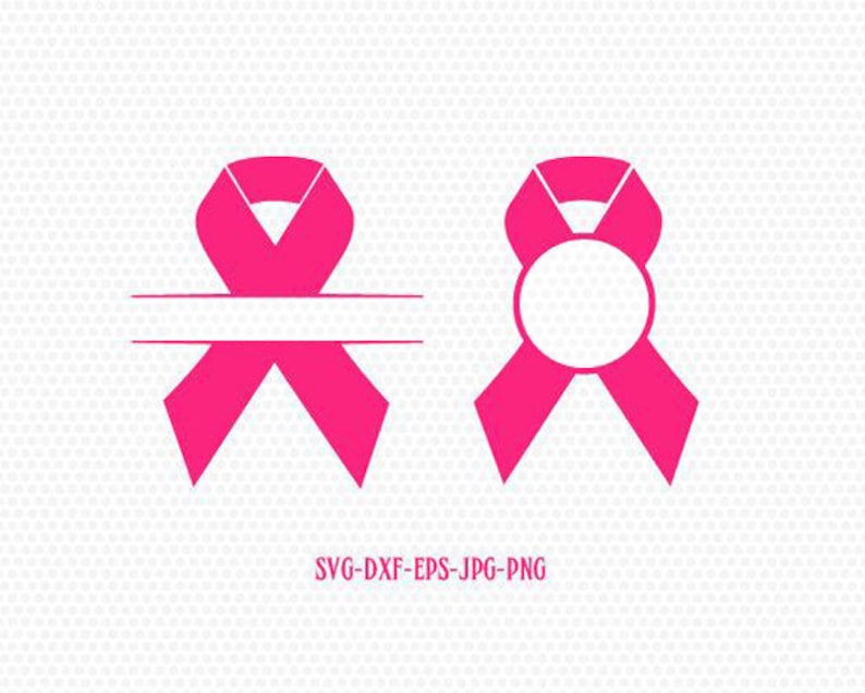 Download Cancer Ribbon Monogram Svg Cancer Survivor Awareness Ribbon Etsy