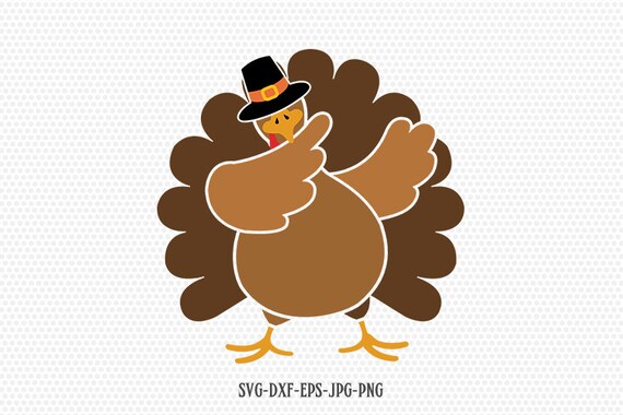 Thanksgiving Dabbing Turkey Svg Thanksgiving Svg Turkey Etsy