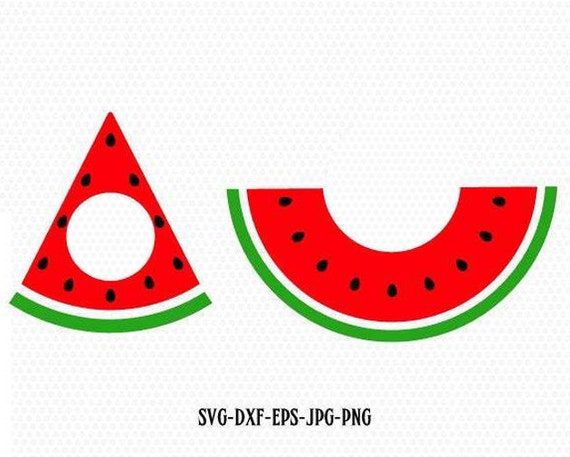 Download Watermelon Monogram Frames Svg Watermelon Svg Summer Svg Etsy