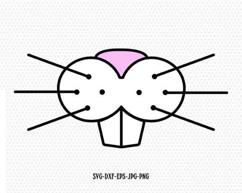 Download Easter Bunny face Svg Easter Svg Easter Bunny mouth teeth ...