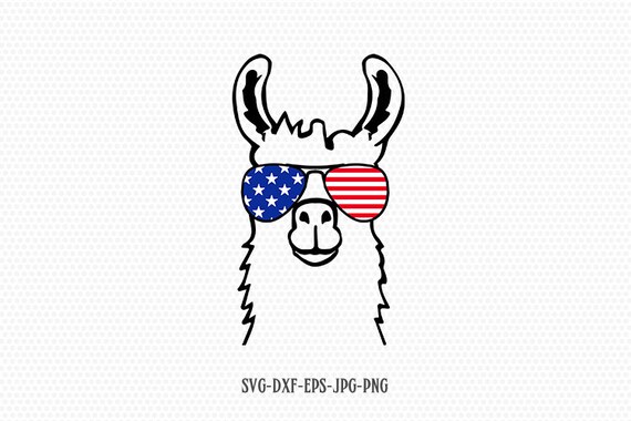 Download July 4th Llama Svg Funny Llama Svg Fourth Of July Llama Svg Etsy