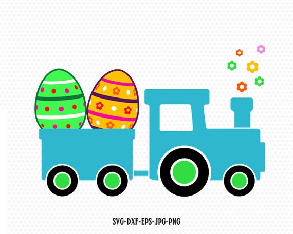 Download Easter Cute Train Svg Easter Truck Svgeaster Train Svg Boy Etsy