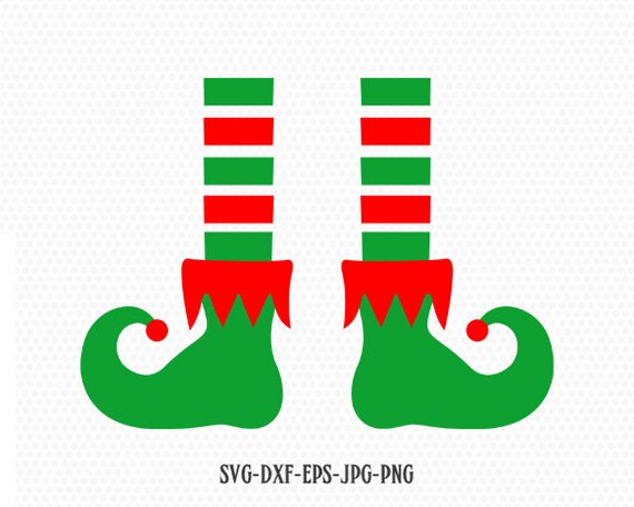 Download Elf Leg Monogram Frame Svg Elf Svg Christmas Svg Christmas Etsy