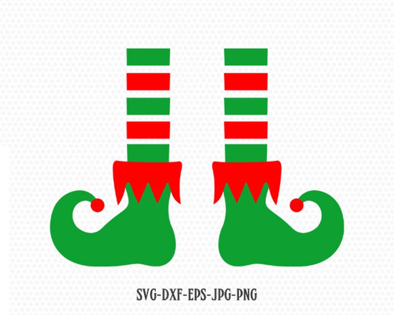 Download Elf leg Monogram frame Svg Elf Svg Christmas Svg Christmas ...