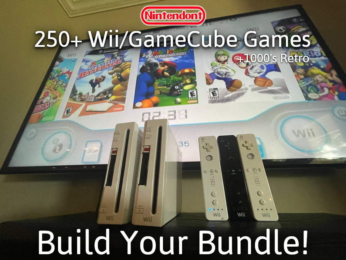 Nintendo Wii Homebrew Modded Console Loaded With 250 - Etsy