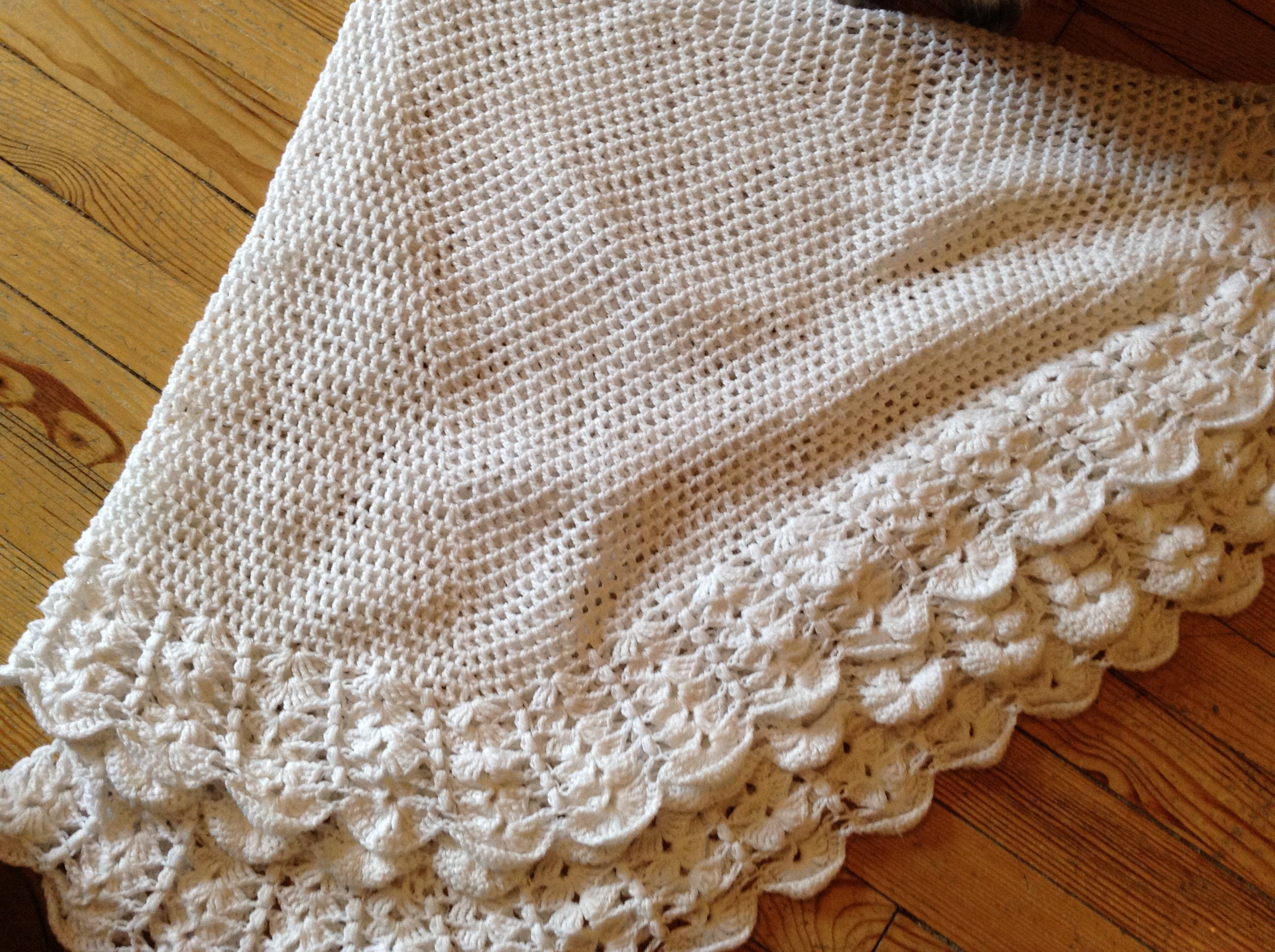 Nappe ou Napperon Crocheté Main