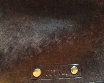 Door leaf full leather man
