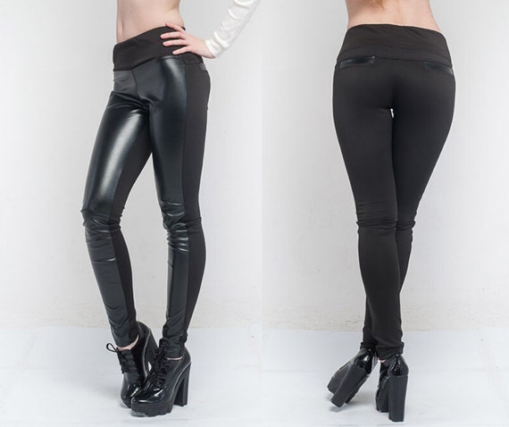 leather pants long length