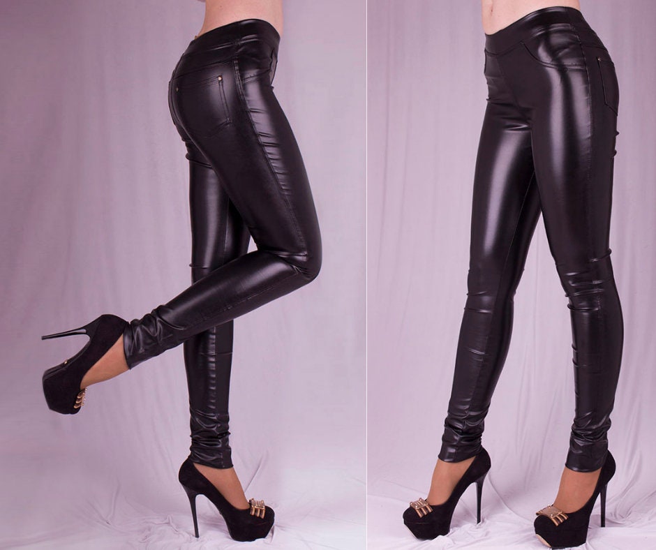 liquid leather pants