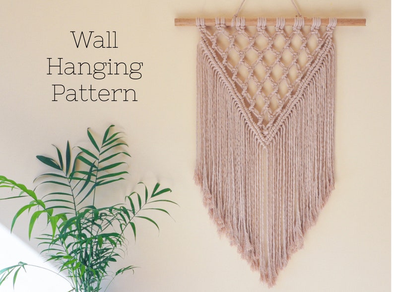 Beginner Macramé Pattern PDF Download Macrame Tutorial DIY Etsy