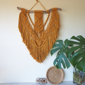 Intermediate Macrame Pattern, PDF Pattern, Macrame Tutorial, Step by Step Pattern, Woven Wall Hanging DIY image 4