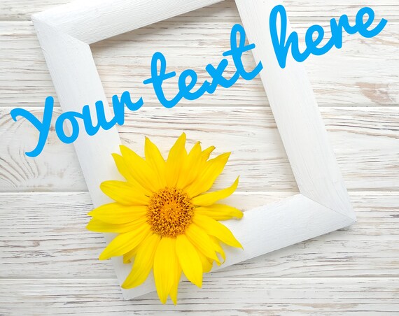 Download Free Sunflower Styled Stock Photo Flatlay Desk Floral ...