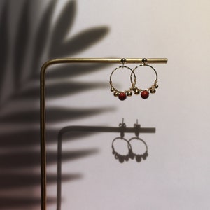 ALTIN PRENSES tiny hoop earrings image 2