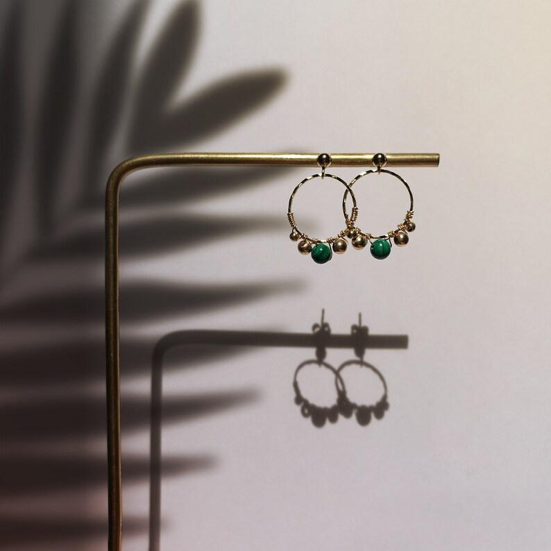 ALTIN PRENSES tiny hoop earrings image 3