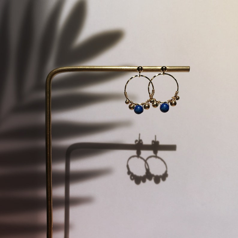 ALTIN PRENSES tiny hoop earrings image 4