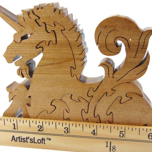 Shops Majestic Unicorn Wooden Jigsaw Puzzle For Adults, Woodworking, Unicorn Shelf Decor, Unicorn Puzzle, Mystical Unicorn, Fantasy Decor