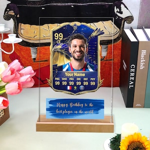 Carte TOTY FC25 personnalisée eafc 25 Légende des icônes/Carte de football personnalisée en or rare Carte de sport personnalisée Cadeaux pour les fans de football