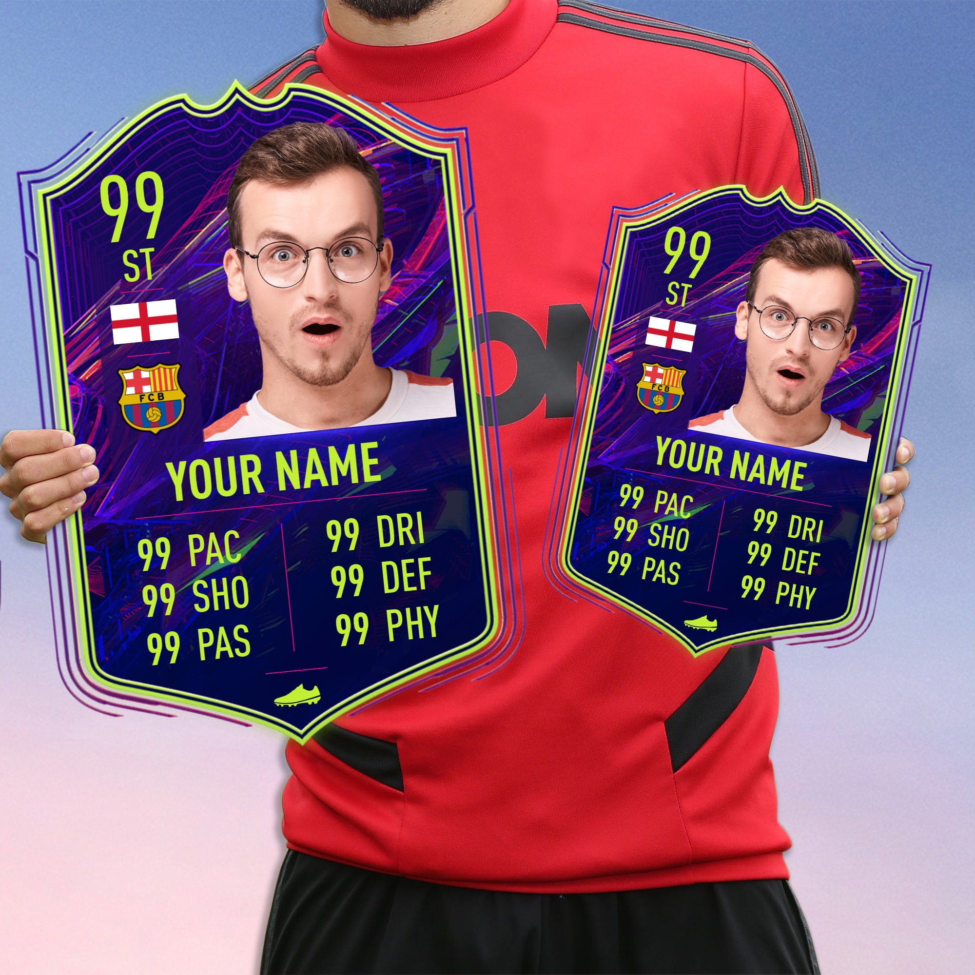 Carte FIFA 22 FUT personnalisée OTW / Rare Gold / icône / totw Etsy