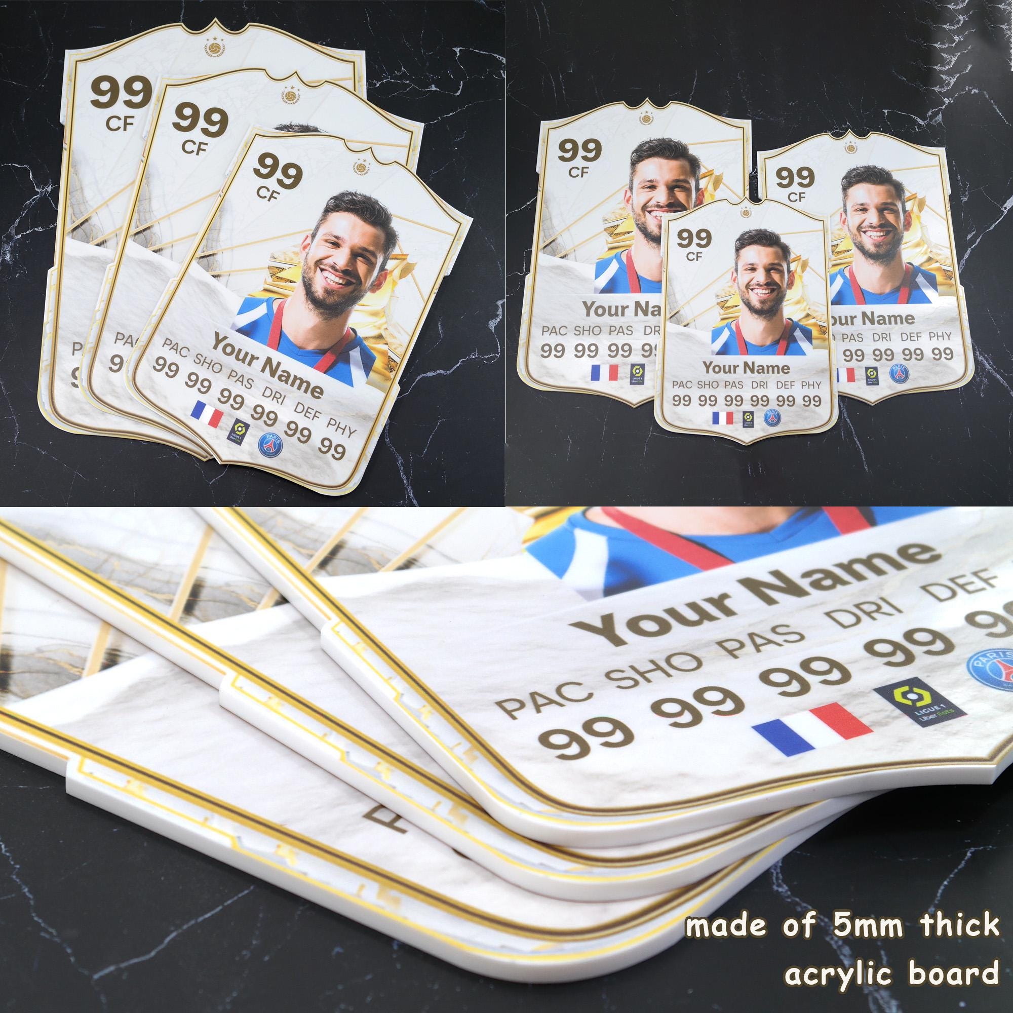 Personalized Football Card, FC25 FUT Heroes Card, Customized Soccer ...