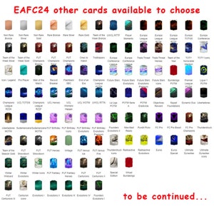 Personalized FIFA 24 TOTY FUT Card eafc 24 toty icon / Icon Legend Ultimate Team Football Fan Customized Gifts for Boys Girls Acrylic Board image 10