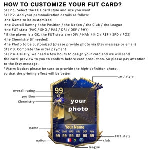 Personalized FIFA 24 TOTY FUT Card eafc 24 toty icon / Icon Legend Ultimate Team Football Fan Customized Gifts for Boys Girls Acrylic Board image 5