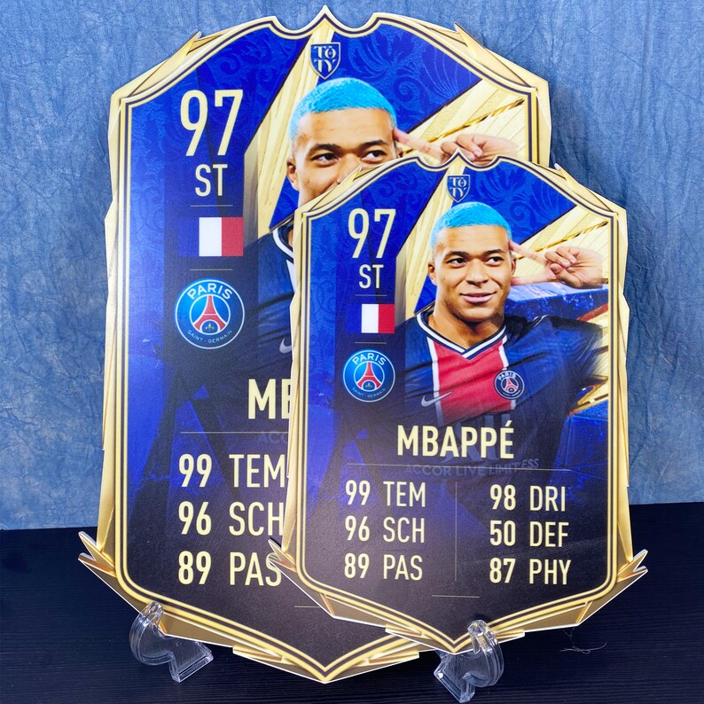 Personalised FIFA 22 FUT Card Rare Gold / Otw / Icon / Totw Ultimate