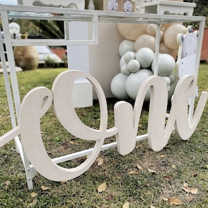 scritta in polistirolo, decorazione casa, eventi