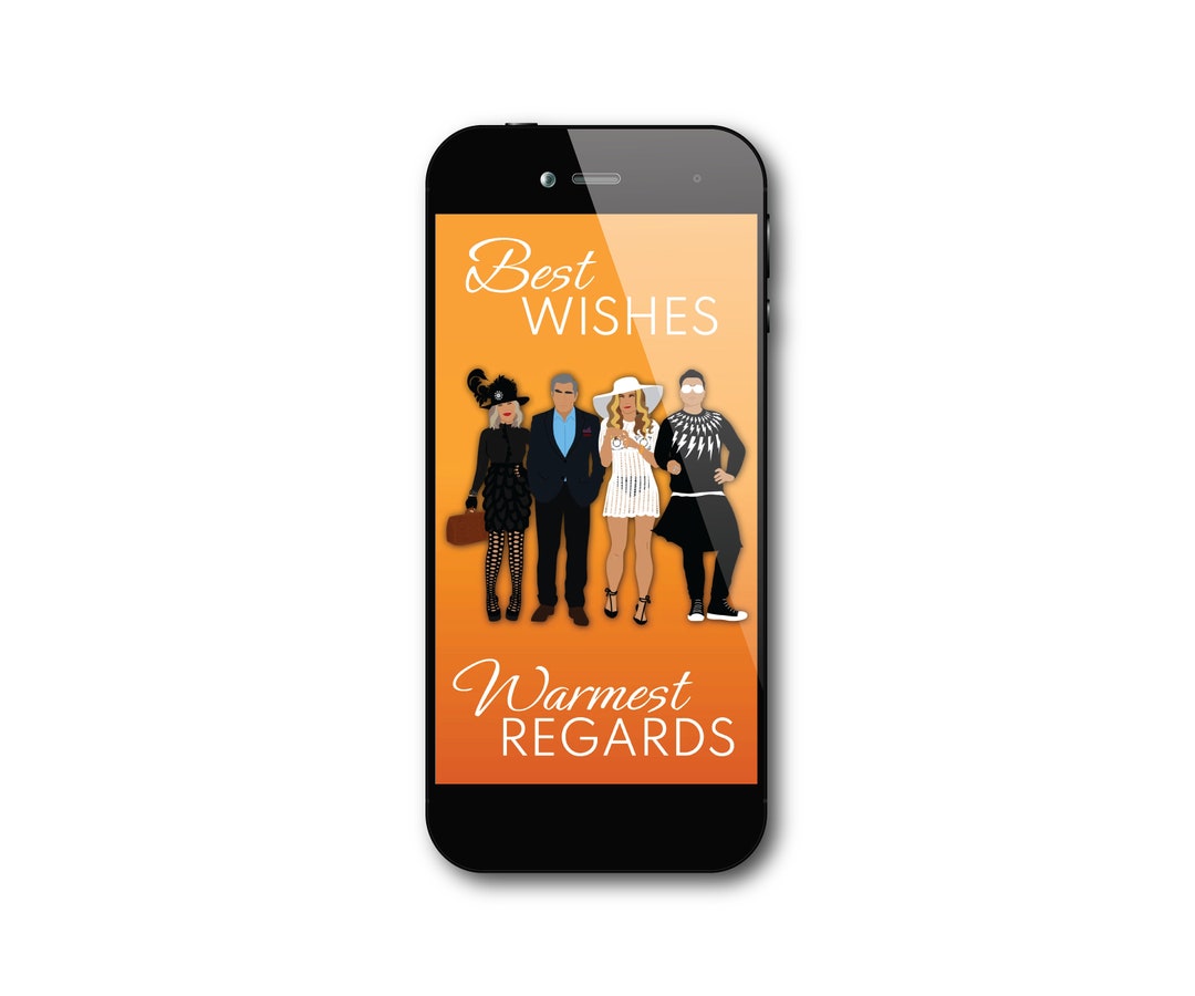 Schitt's Creek Animated Cards: Best Wishes - Warmest Regards - Etsy