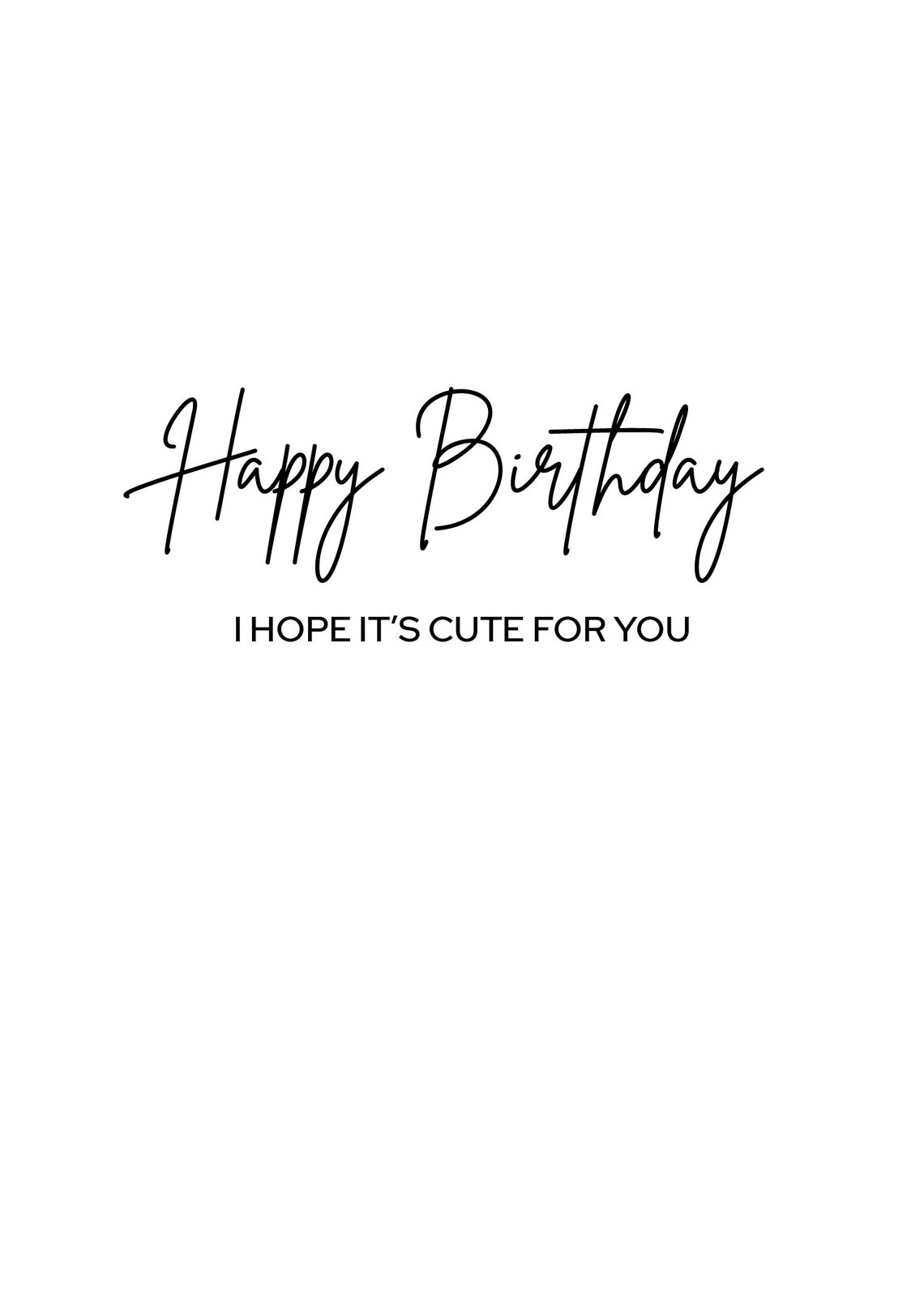 Hey Girl Happy Birthday 5x7 card | Etsy