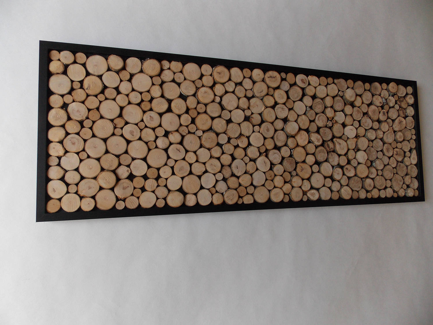 Slices of wood branch tree Wall Art wall art wood Etsy