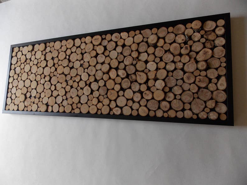 Slices of wood, branch tree, Wall Art, wall art wood image 3