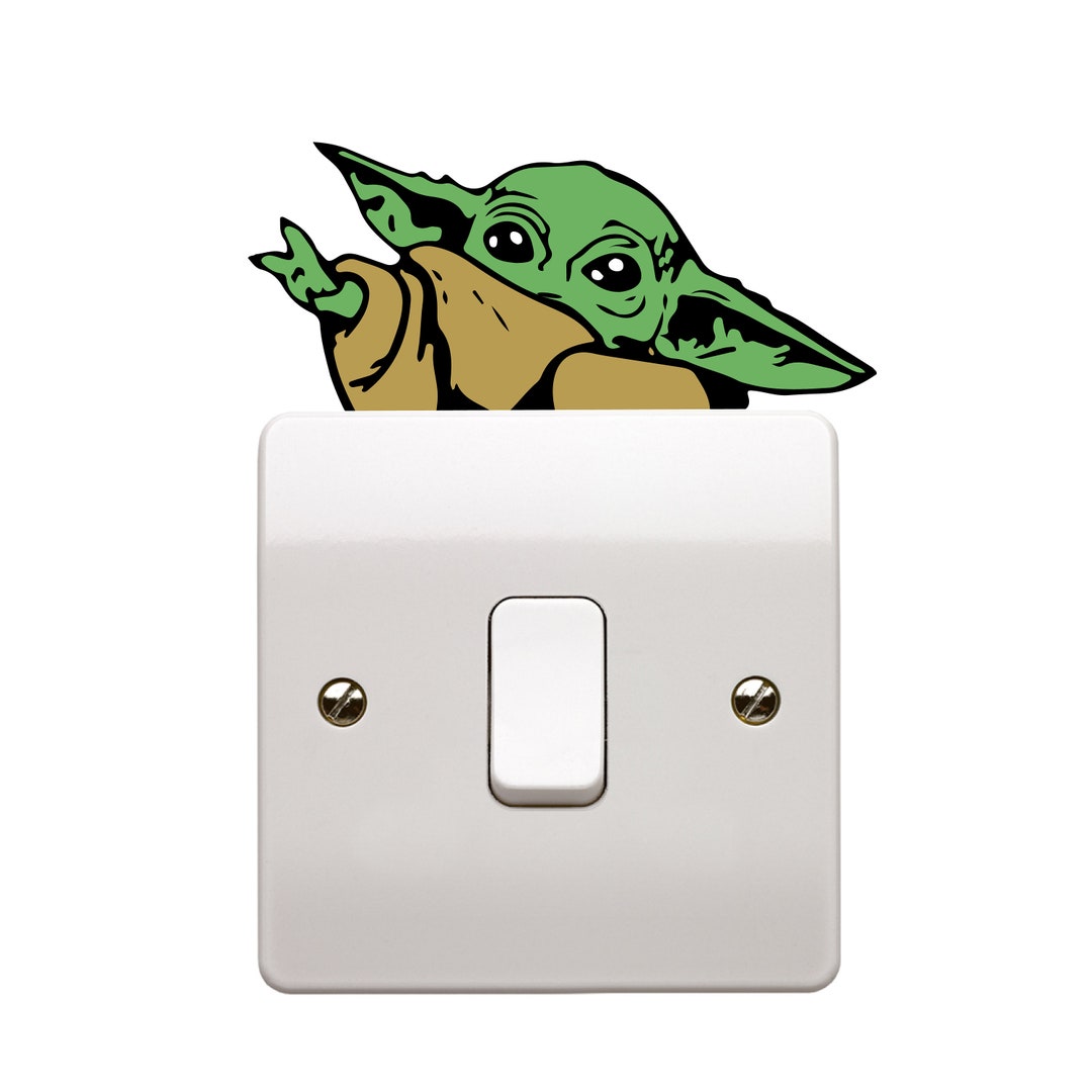 Baby Alien Light Switch Vinyl Sticker - Kids Room Wall Art - Etsy