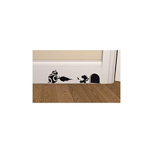 Epic modz bb-8 vs mouse skirting board vinyl decal sticker wall art bedroom living room lounge car