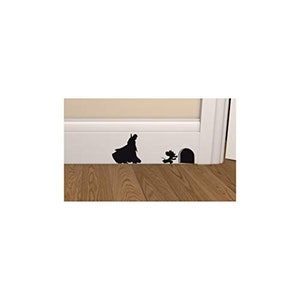 Epic modz mando vs mouse skirting board vinyl decal sticker wall art bedroom living room lounge car