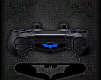 2x playstation 4 ps4 controller light bar batman vinyl decal sticker gift - epic modz
