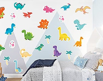 Dinosaur Wall Decal Sticker Pack – Kid's Room Decor