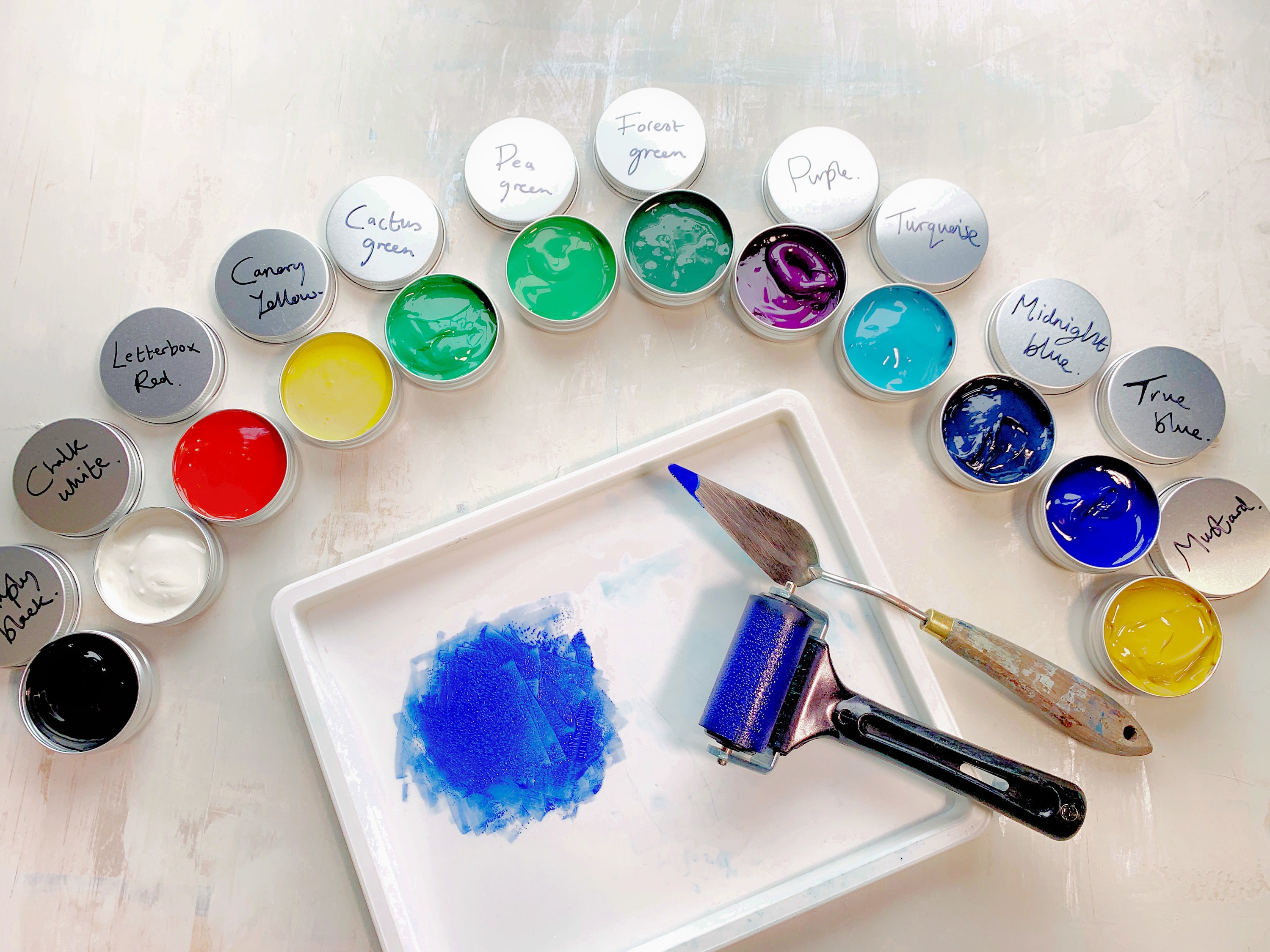 Premium Linocut Kit Lino Print Kit With Artist Cath Etsy UK