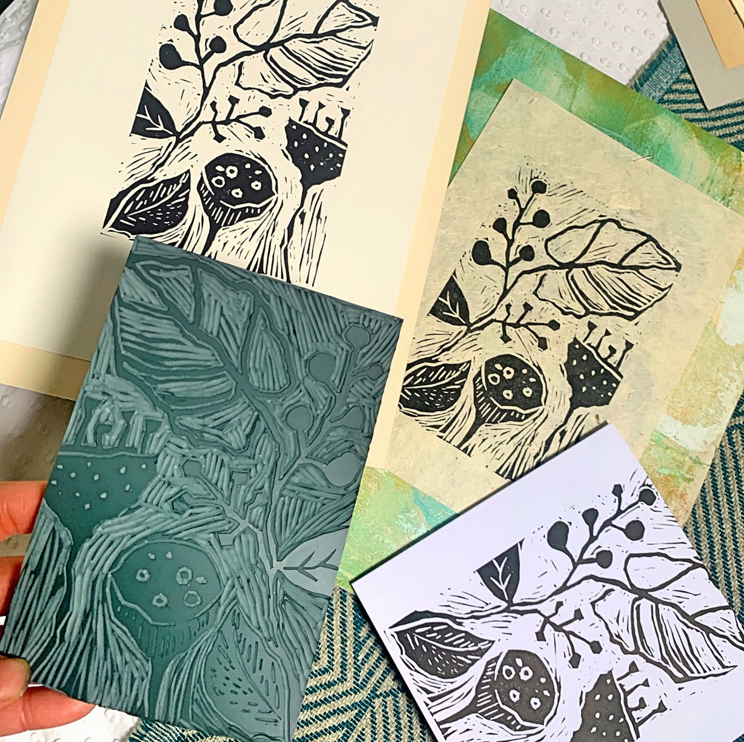 Starter Linocut Kit Lino Print Kit for Beginner With Etsy UK